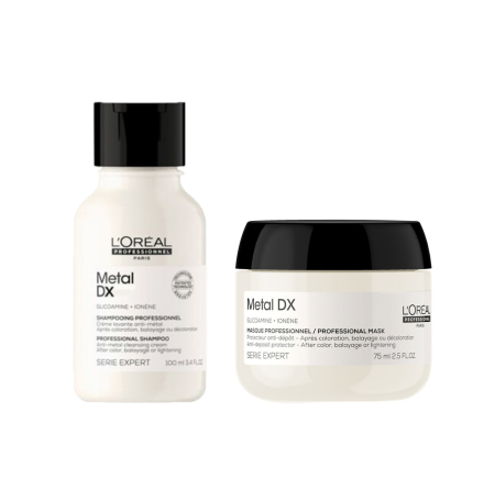 Loreal Metal Dx Shampoo 100ml + Loreal Metal Dx Mask 100ml