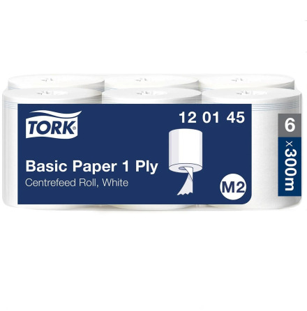 Torkrulle Tork M2 Basic 1-lag Vit 215mmx300m 1st