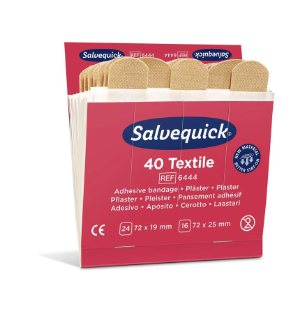 Pl�ster Salvequick Textile Refill 6444 40st