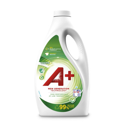 Tv�ttmedel A+ White Flytande 2200ml