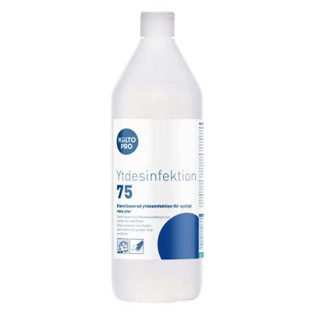 Ytdesinfektion Kiilto Pro 75+ 1L