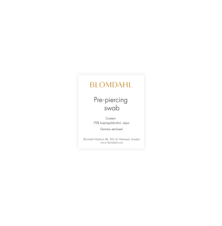 Blomdahl Pre-piercing Swab