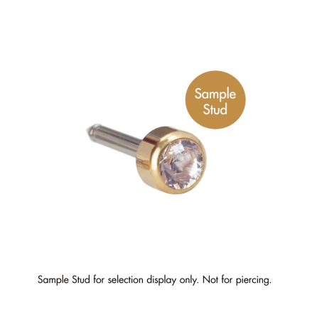 GT Stud Bezel 4 mm, Crystal
