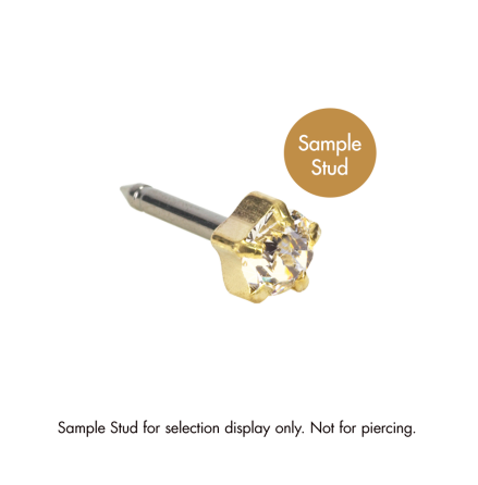 GT Stud Tiffany 4 mm, Crystal
