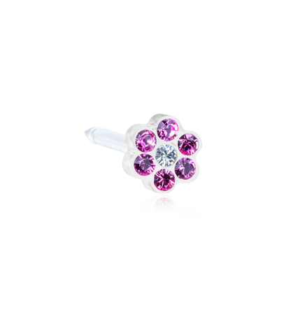 MP Daisy 5 mm, Rose/Crystal 10-pack