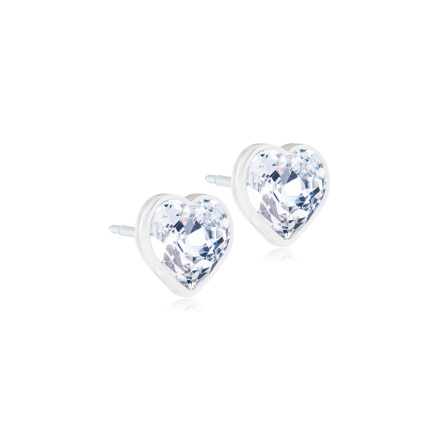 MP Heart 6 mm, Crystal