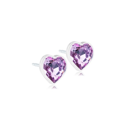 MP Heart 6 mm, Light amethyst