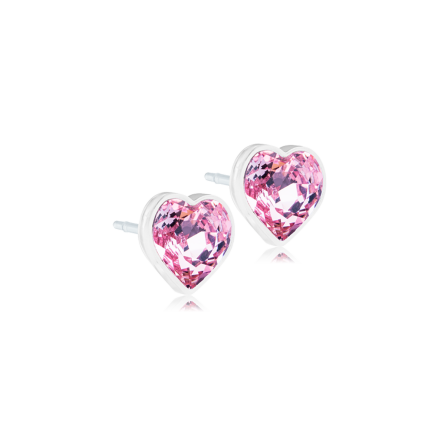 MP Heart 6 mm, Light rose