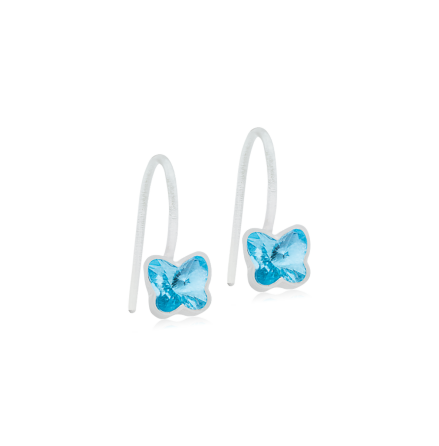 MP Pendant Fixed Butterfly 5 mm, Aquamarine