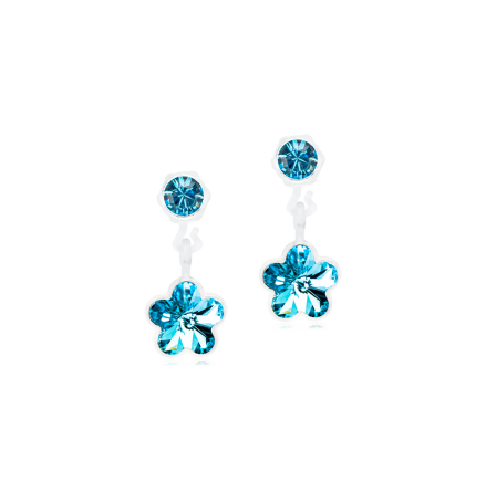 MP Pendant Flower 4/6 mm, Aquamarine