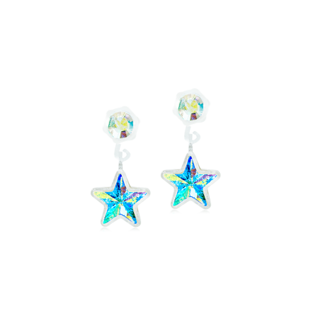 MP Pendant Star 4/6 mm, Rainbow