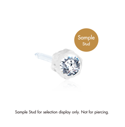 MP Stud Bezel 4 mm, Crystal