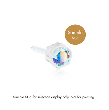 MP Stud Bezel 4 mm, Rainbow