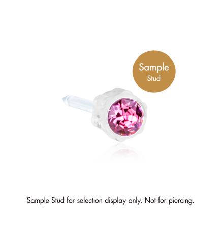 MP Stud Bezel 4 mm, Rose