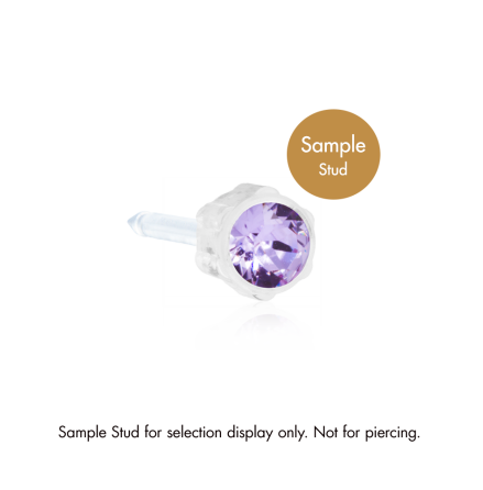 MP Stud Bezel 4 mm, Violet