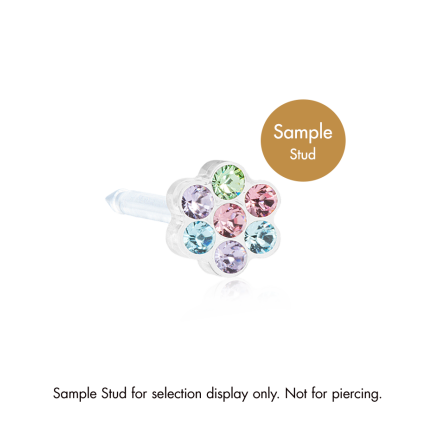 MP Stud Daisy 5 mm, Light fantasy