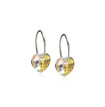 NT Ear Ring 14 mm, Heart 10 mm, Rainbow