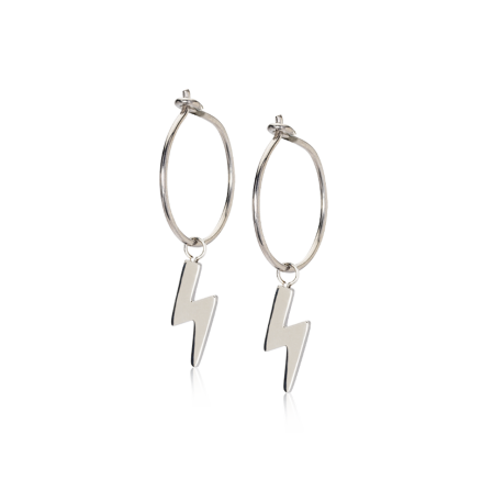 NT Ear Ring 14 mm, Pendant Flash 11 mm