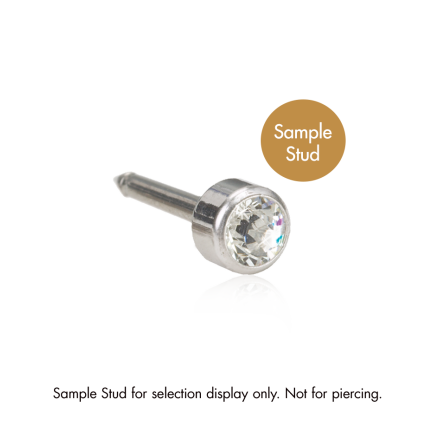 ST Stud Bezel 4 mm, Crystal