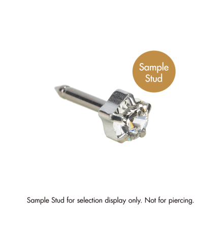 ST Stud Tiffany 4 mm, Crystal