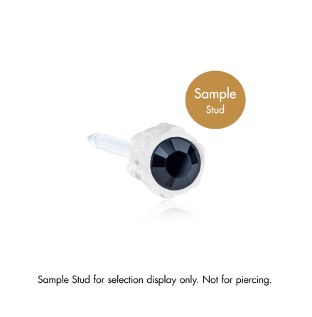 MP Stud Bezel 4 mm, Jet