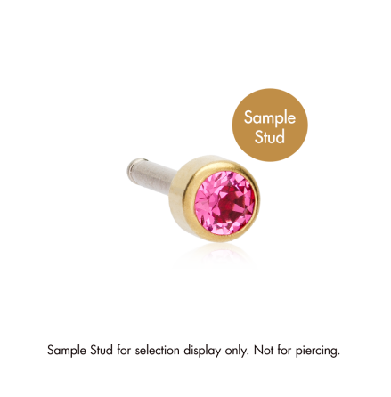 GT Stud Bezel 4 mm, Rose