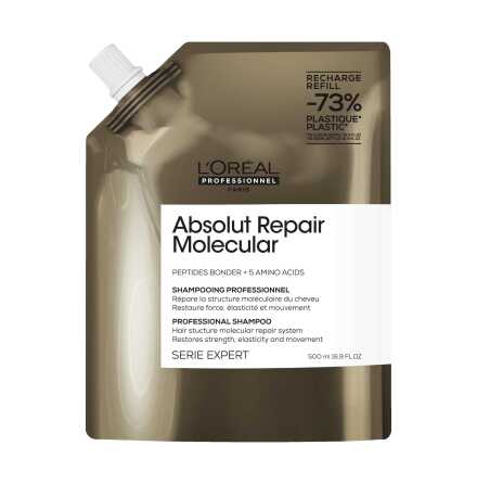 Loreal Absolut Repair Molecular Shampoo Refill 500ml