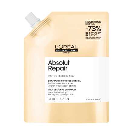 Loreal Absolut Repair Gold Shampoo Refill 500ml