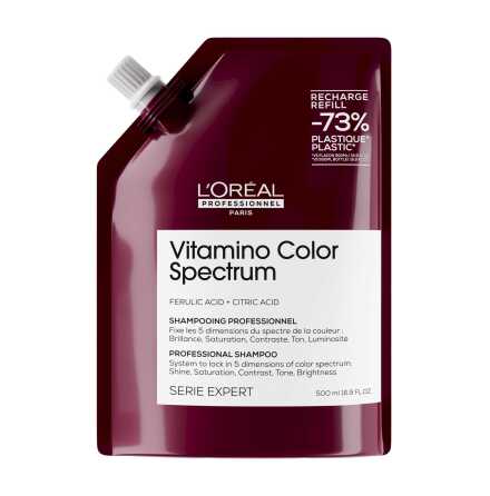 Loreal Serie Expert Vitamino Color Spectrum Shampoo 500ml Refill