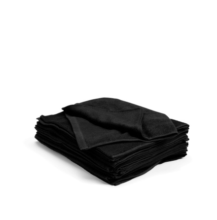 Bravehead Bleachsafe towel black 34x82 cm 12st/frp