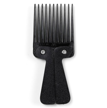 Afro comb, black handle