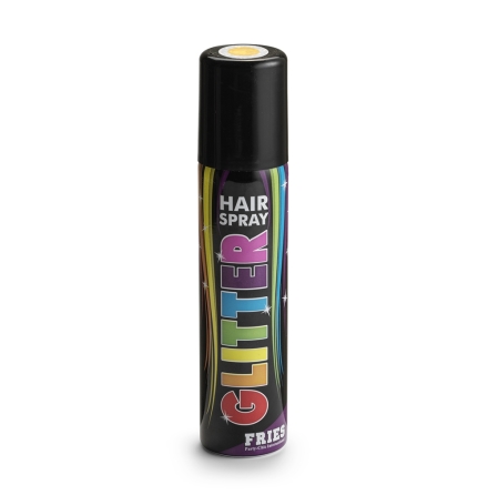Color hair-spray glitter