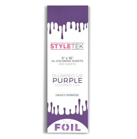 StyleTek XL Balayage Embossed 200 Flat Sheet - Plump Up Purple 40cm