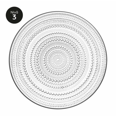 iittala Kastehelmi Tallrik 315mm Klar