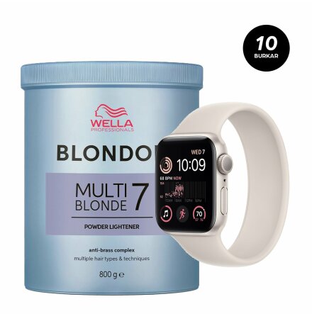 Wella Blondor 10st x 800g + Apple Smartwatch SE 40mm GPS Starlight