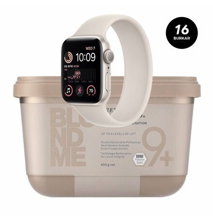 Schwarzkopf BlondMe 9+ 16 x 450g + Apple Smartwatch SE 40mm GPS Starlight