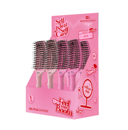 Olivia Garden ThinkPink Fingerbrush Display 8st