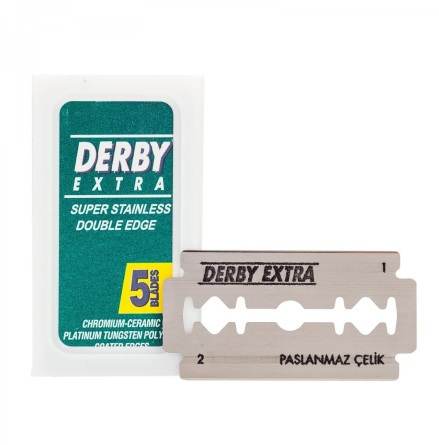 Derby Dubbelrakblad 5-pack